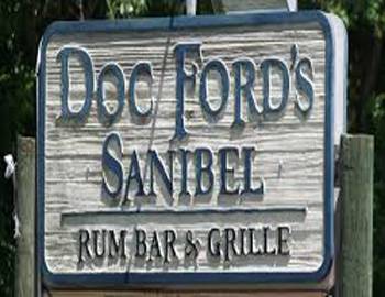 Doc Ford's Rum Bar & Grille sign