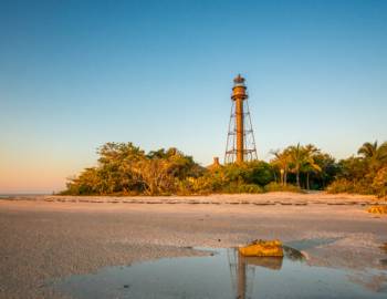 Sanibel Lighthouse from the water