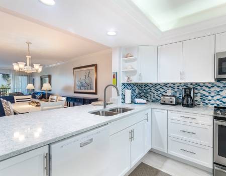 Pointe Santo C35 kitchen vacation rental condo sanibel