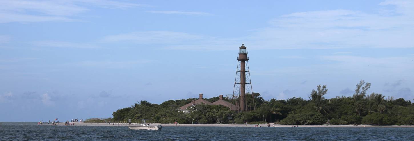 Sanibel Lighthouse from the water