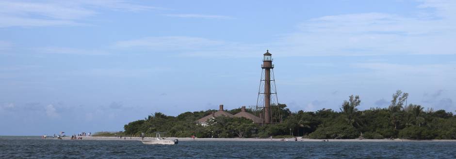 Sanibel Lighthouse from the bay