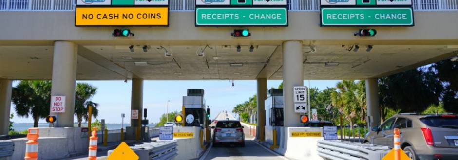 Sanibel Causeway toll booth 