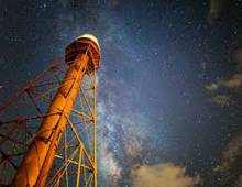 Sanibel Lighthouse at night