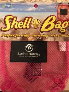 Sanibel Holiday, Pink Shell Bag