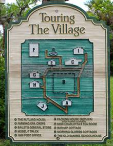 Sanibel's Historic Village map