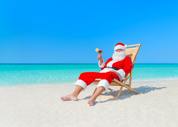 Santa on the beach