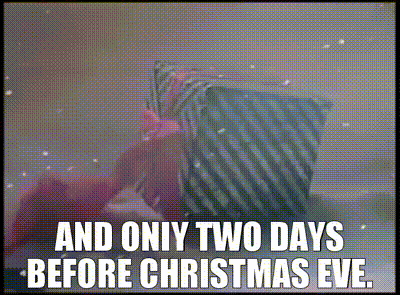 only 2 days before christmas eve