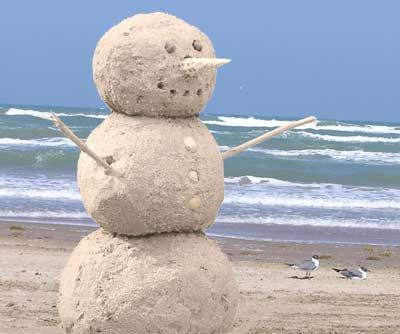 Beach "Snowman"