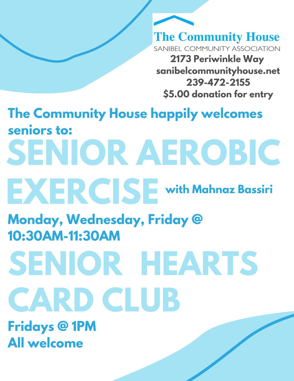 Senior Aerobics flyer