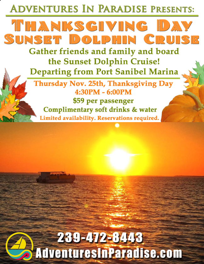 Sunset Dolphin Cruise Flyer