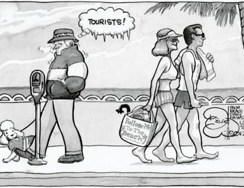 Tourists....