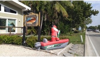 Santa’s into Florida sport fishing at Whitney’s Bait and Tackle